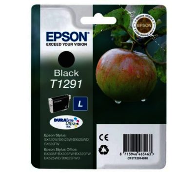 EPSON Apple T1291 Black Ink Cartridge EPSON Apple T1291 Black Ink Cartridge